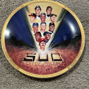Sports Impressions Living 500 HR Hitters Collectors Plate